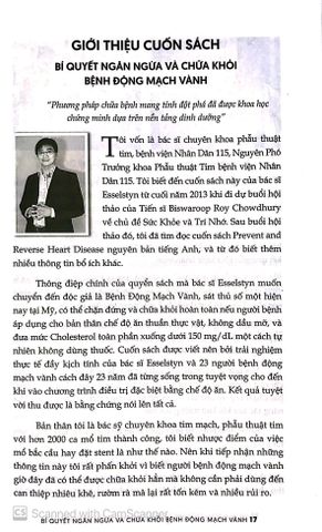  Bí Quyết Ngăn Ngừa Và Chữa Khỏi Bệnh Động Mạch Vành - Caldwell Esselstyn 