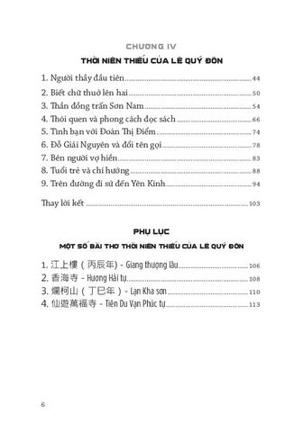  Thời Niên Thiếu Của Danh Nhân Nước Việt - Thời Niên Thiếu Của Lê Quý Đôn - Vũ Thị Thanh 