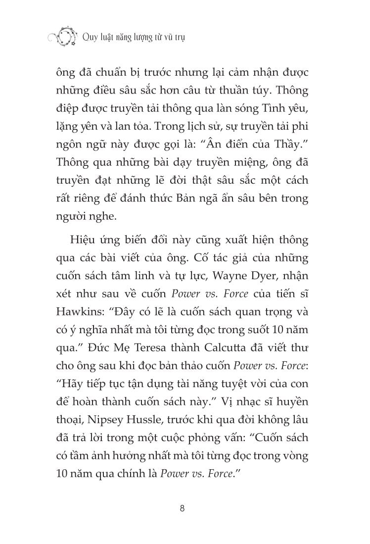 Quy Luật Năng Lượng Từ Vũ Trụ - David R. Hawkins MD,
Ph.D