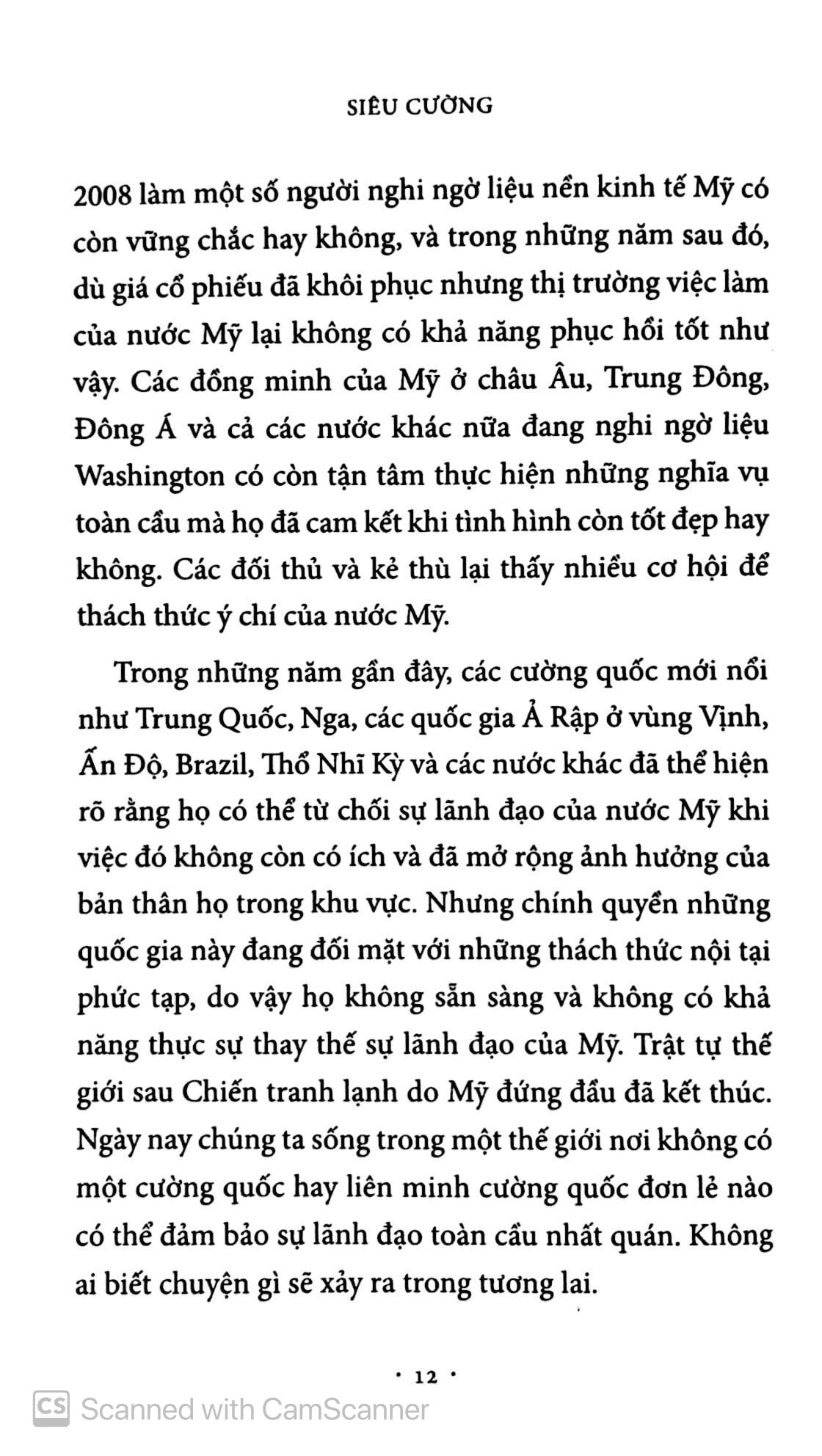 Siêu Cường - Ba Lựa Chọn Về Vai Trò Của Hoa Kỳ Đối Với Thế Giới - Ian Bremmer