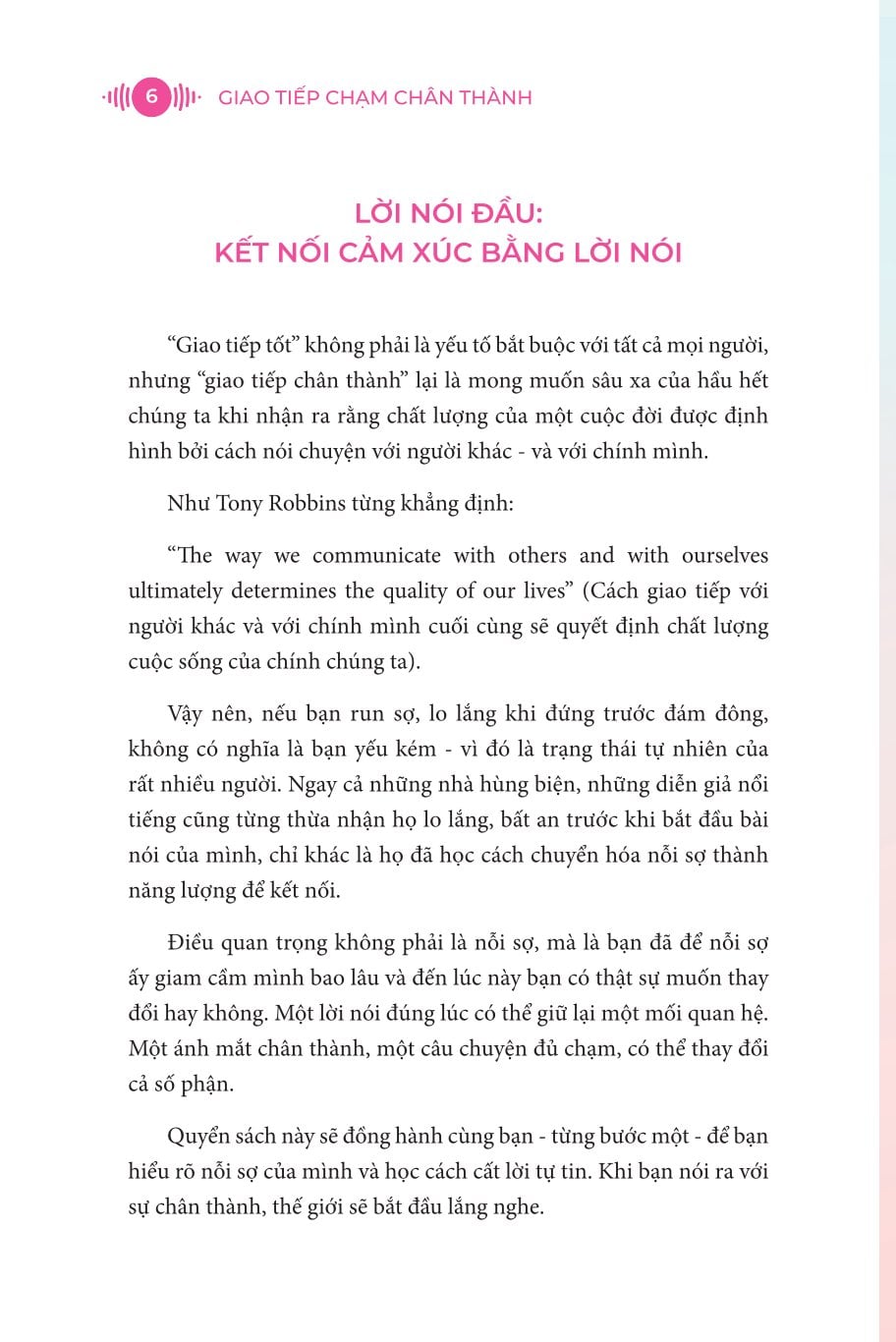 Giao Tiếp Chạm Chân Thành - MC Thanh Thảo