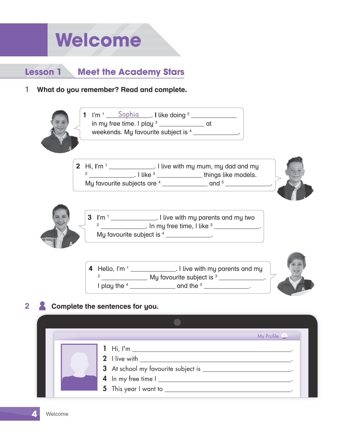 Combo 6 Quyển Sách Bài tập Academy Stars  Workbook ( Từ Tập 1 - Tập 6 )