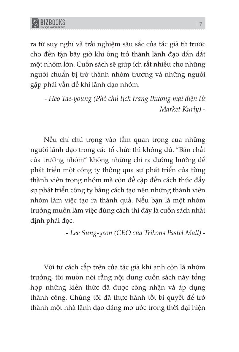 Bản Chất Của Trưởng Nhóm - Khi "Team-Work" Không Còn Là "Tao-Work" - Jang Yoonhyuk