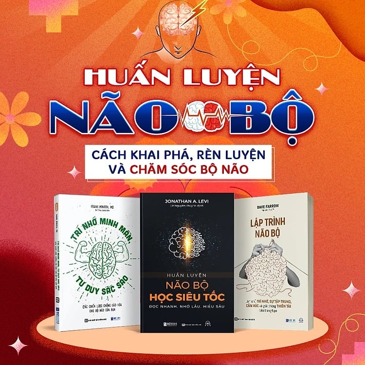 Combo 3 Cuốn Huấn Luyện Não Bộ - Cách Khai Phá Rèn Luyện Và Chăm Sóc Não Bộ ( Huấn Luyện Não Bộ Học Siêu Tốc + Lập Trình Não Bộ + Trí Nhớ Minh Mẫn )