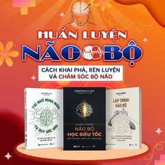 Combo 3 Cuốn Huấn Luyện Não Bộ - Cách Khai Phá Rèn Luyện Và Chăm Sóc Não Bộ ( Huấn Luyện Não Bộ Học Siêu Tốc + Lập Trình Não Bộ + Trí Nhớ Minh Mẫn )