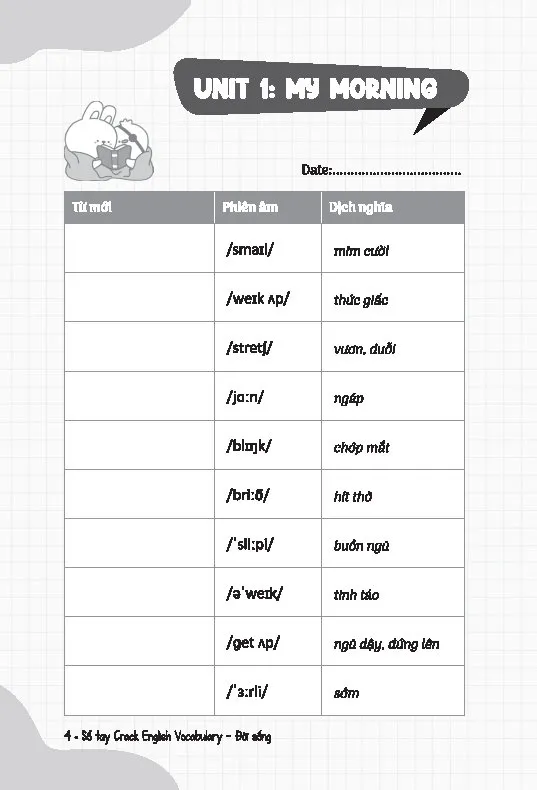 Sổ Tay Crack English Vocabulary - Xây Chắc 540 Từ Vựng Tiếng Anh Theo Chủ Đề Chỉ Với 30 Phút Mỗi Ngày - Chủ Đề Đời Sống - Adam Ross
