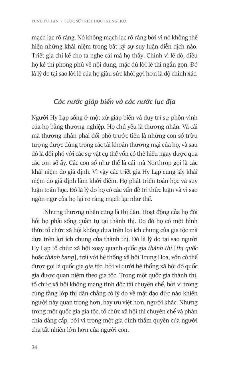Lược Sử Triết Học Trung Hoa - A Short History Of Chinese Philosophy - Fung Yu-lan ( Phùng Hữu Lan )