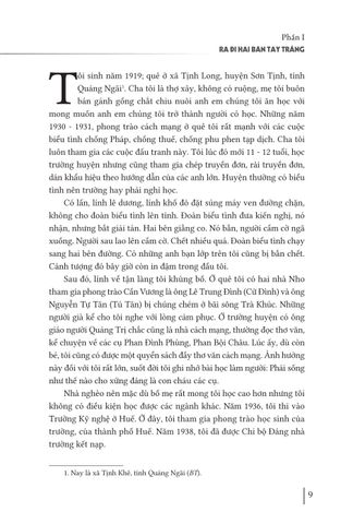  Hồi Ký Thượng Tướng Trần Văn Trà - Hành Trình Từ “ Ra Đi Hai Bàn Tay Trắng ” Đến “ Trở Về Một Dải Giang San ” Và Những Trang Bản Thảo Còn Dang Dở - TS. Quách Thu Nguyệt 