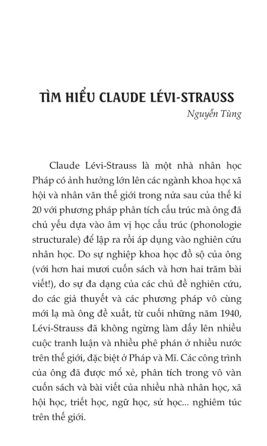 Định Chế Tôtem Hiện Nay - Claude Lévi-Strauss