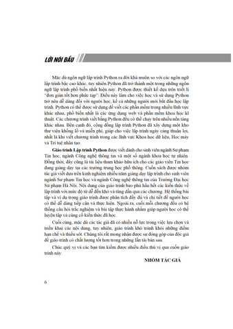  Giáo Trình Lập Trình Python - Trần Đăng Hưng (Chủ biên) 