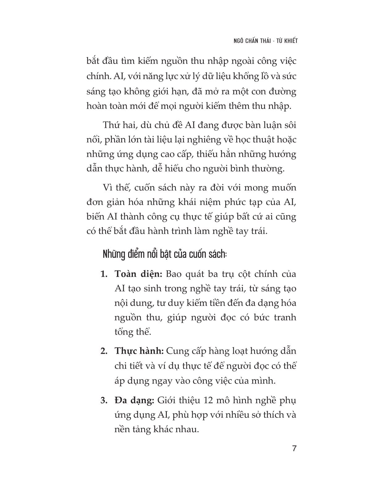 Tuyệt Chiêu Kiếm Tiền Bằng AI - Ngô Chấn Thái – Từ Tiệp