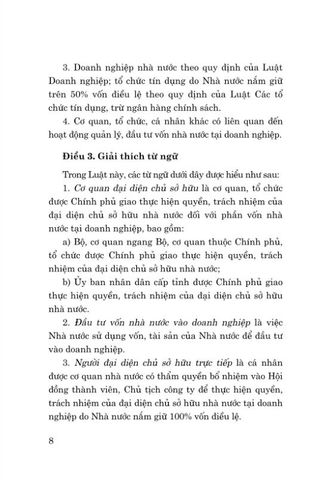  Luật Quản Lý Và Đầu Tư Vốn Nhà Nước Tại Doanh Nghiệp Năm 2025 - Quốc hội - NXB CTQG 