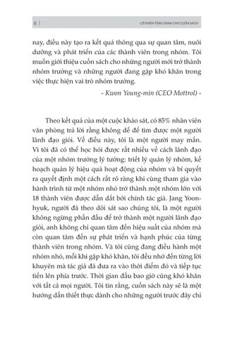 Bản Chất Của Trưởng Nhóm - Khi "Team-Work" Không Còn Là "Tao-Work" - Jang Yoonhyuk 
