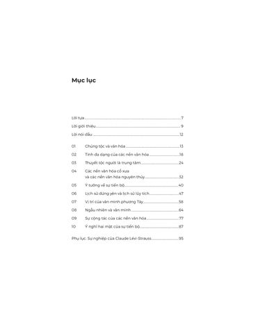  Chủng Tộc Và Lịch Sử - Claude Lévi-Strauss 