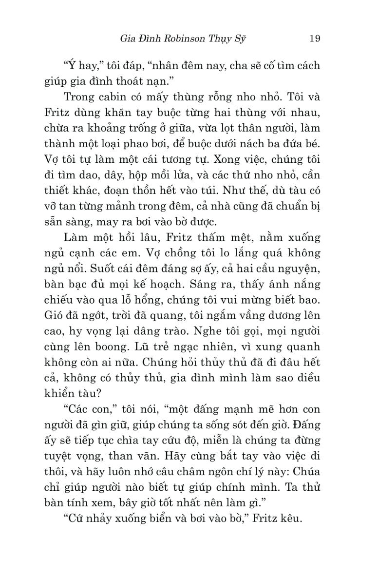 Văn Học Cổ Điển - Gia Đình Robinson Thụy Sỹ - Johann David Wyss
