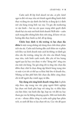  Bí Quyết Kinh Doanh Trà Sữa - Cà Phê - Bánh Ngọt - Dung Lợi 