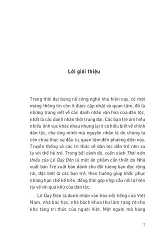  Thời Niên Thiếu Của Danh Nhân Nước Việt - Thời Niên Thiếu Của Lê Quý Đôn - Vũ Thị Thanh 