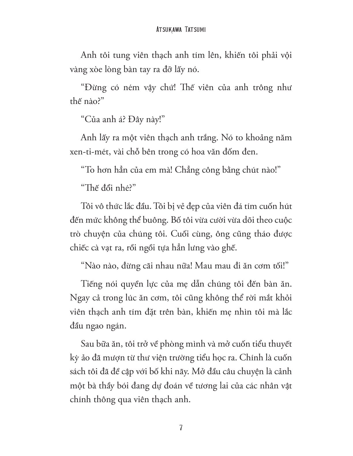 Ký Ức Của Tinh Vịnh Sư - Atsukawa Tatsumi