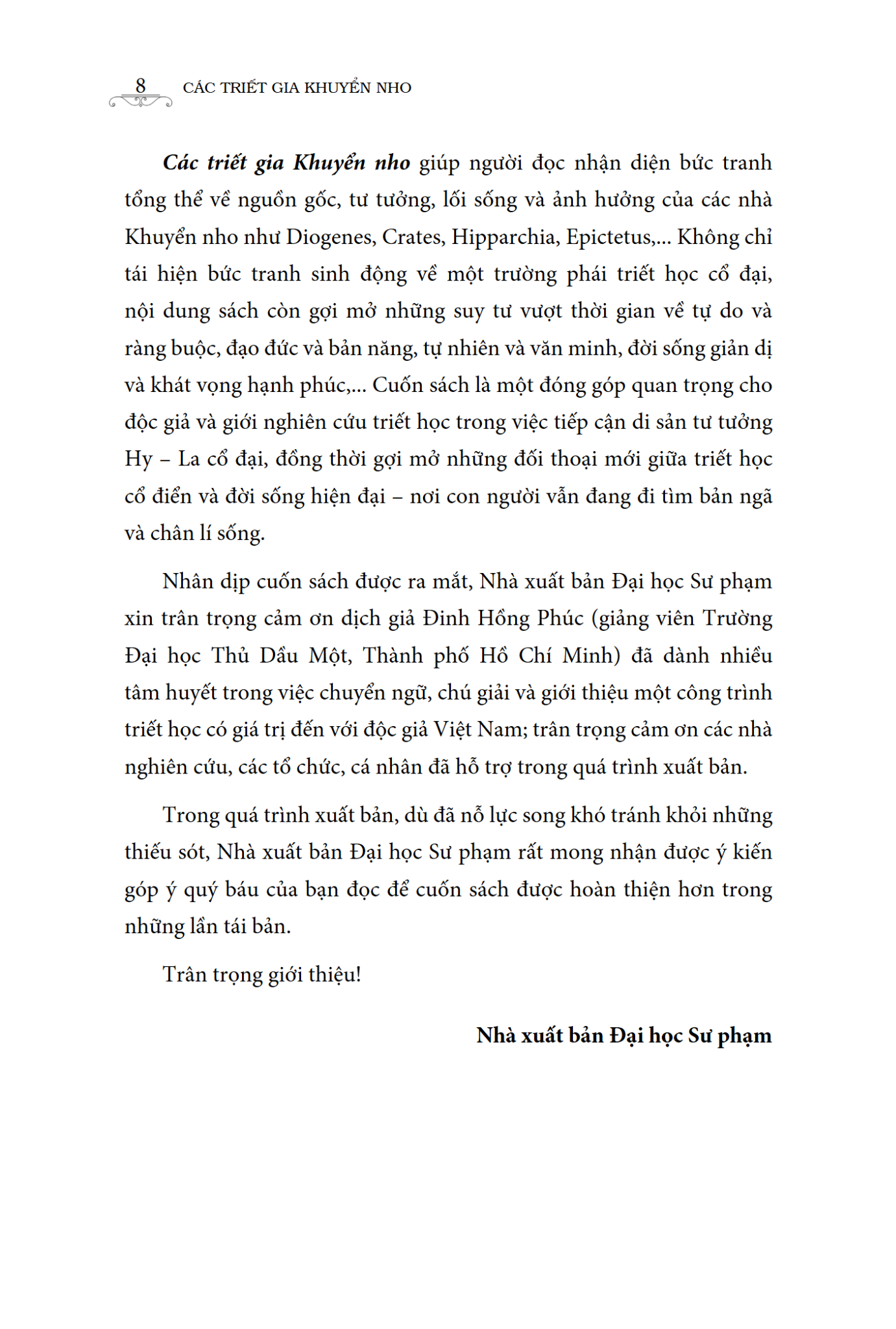 Các Triết Gia Khuyển Nho - 
William Desmond