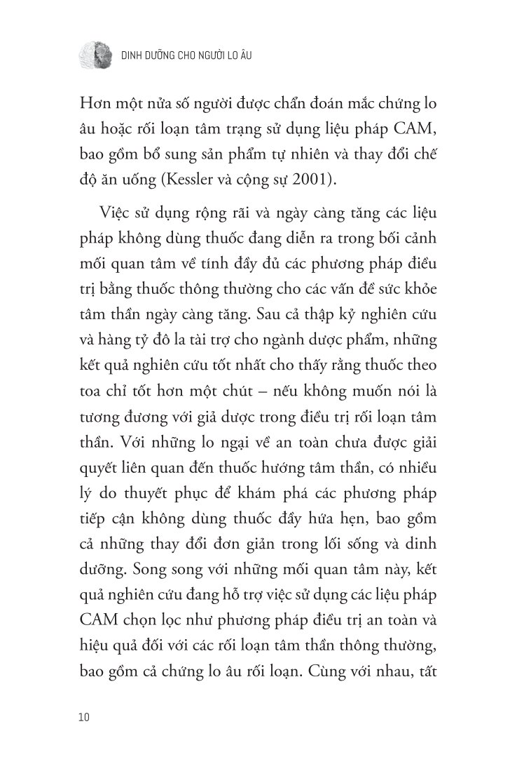 Dinh Dưỡng Cho Người Lo Âu - Trudy Scott