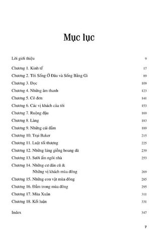  Walden, Một Mình Sống Trong Rừng - 
Phiên Bản Bỏ Túi  - Henry David Thoreau 