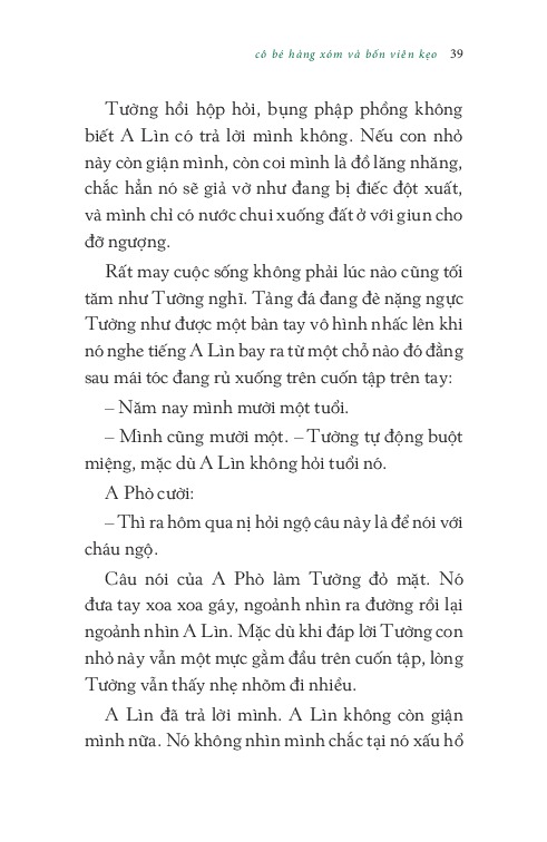 Cô Bé Hàng Xóm Và Bốn Viên Kẹo (Bìa Cứng) - Nguyễn Nhật Ánh ( Tặng Kèm Random 1 Trong 4 Mẫu Bookmark + Sticker + Sổ Vẽ )