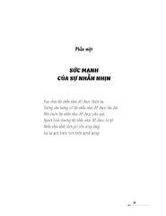 Luận Về Chữ Nhẫn - Người Biết Nhẫn Nhịn Sẽ Vô Địch - Nguyễn Duy Chiếm
