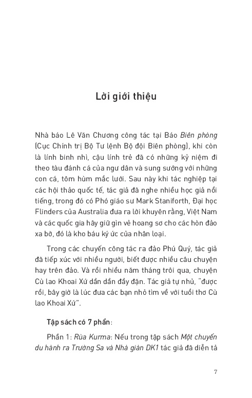 Kể Chuyện Biển Đảo - Đảo Phú Quý - Trở Về Cù Lao Khoai Xứ -  Lê Văn Chương