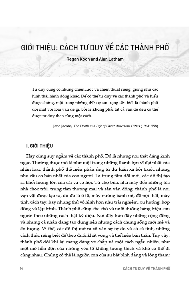 Cách Tư Duy Về Thành Phố - Regan Koch & Alan Latham