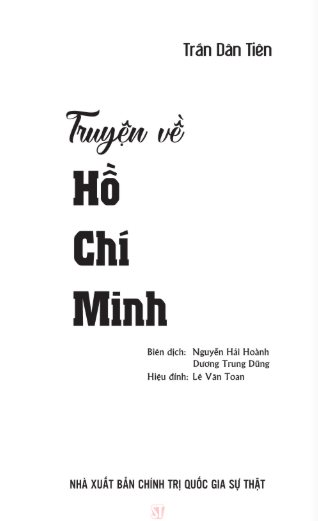 Truyện Về Hồ Chí Minh - Trần Dân Tiên