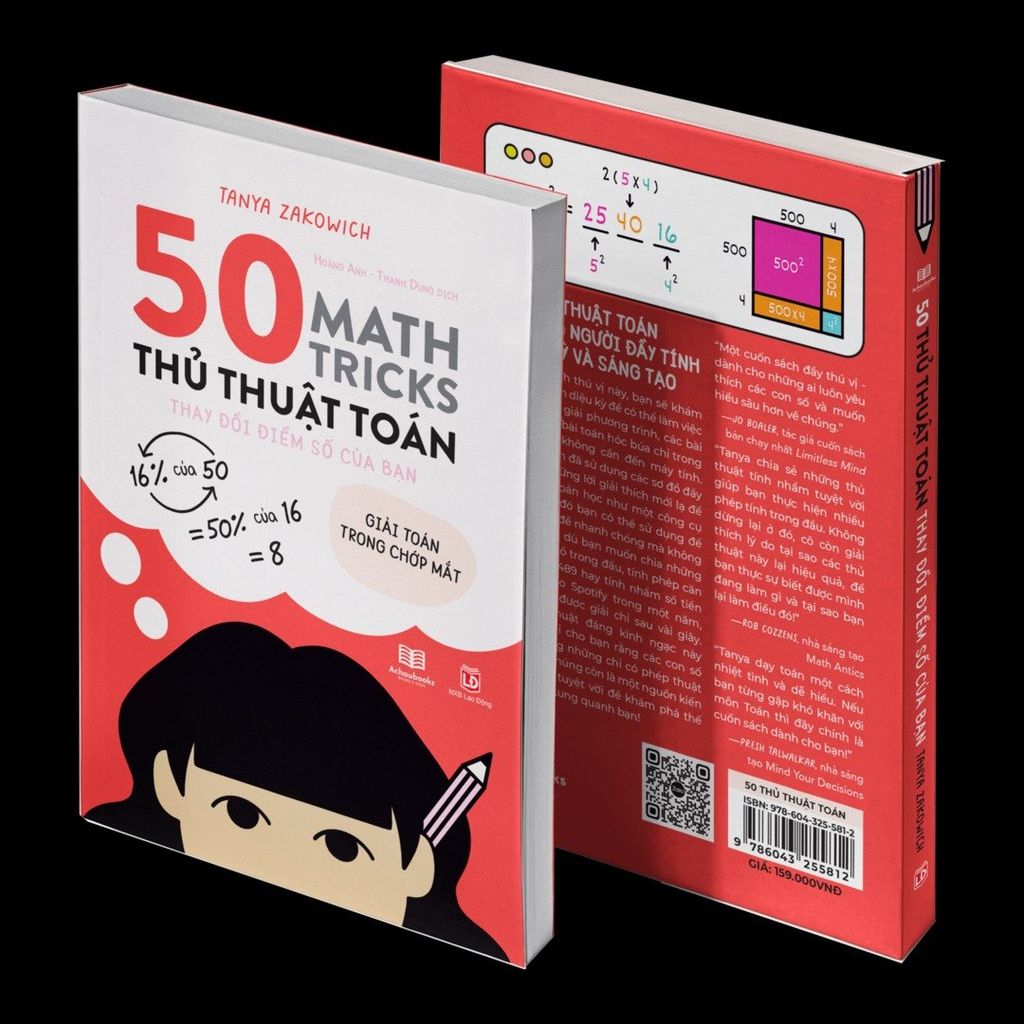 50 Math Tricks - Thủ Thuật Toán Thay Đổi Điểm Số Của Bạn - Tanya Zakowich