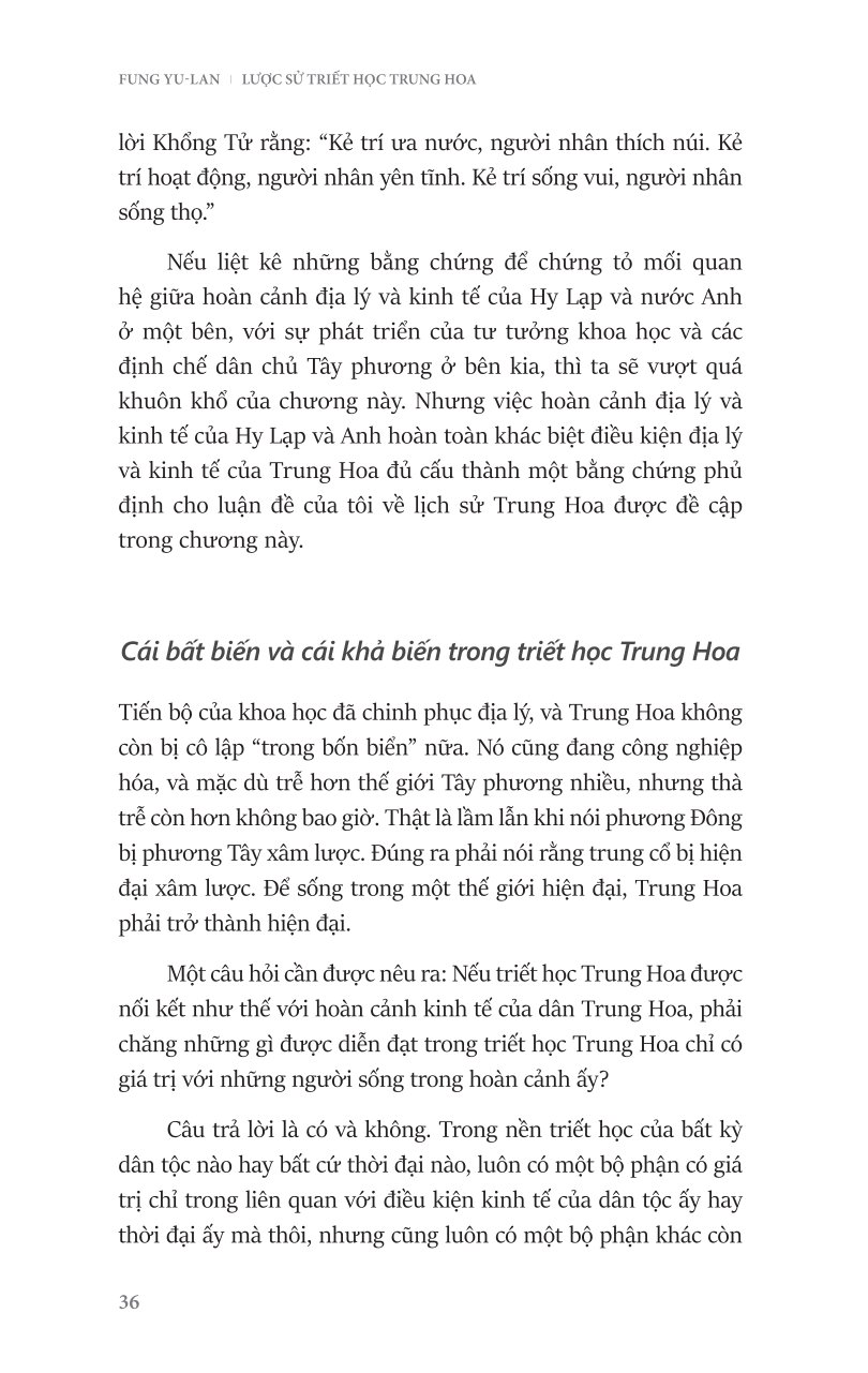 Lược Sử Triết Học Trung Hoa - A Short History Of Chinese Philosophy - Fung Yu-lan ( Phùng Hữu Lan )