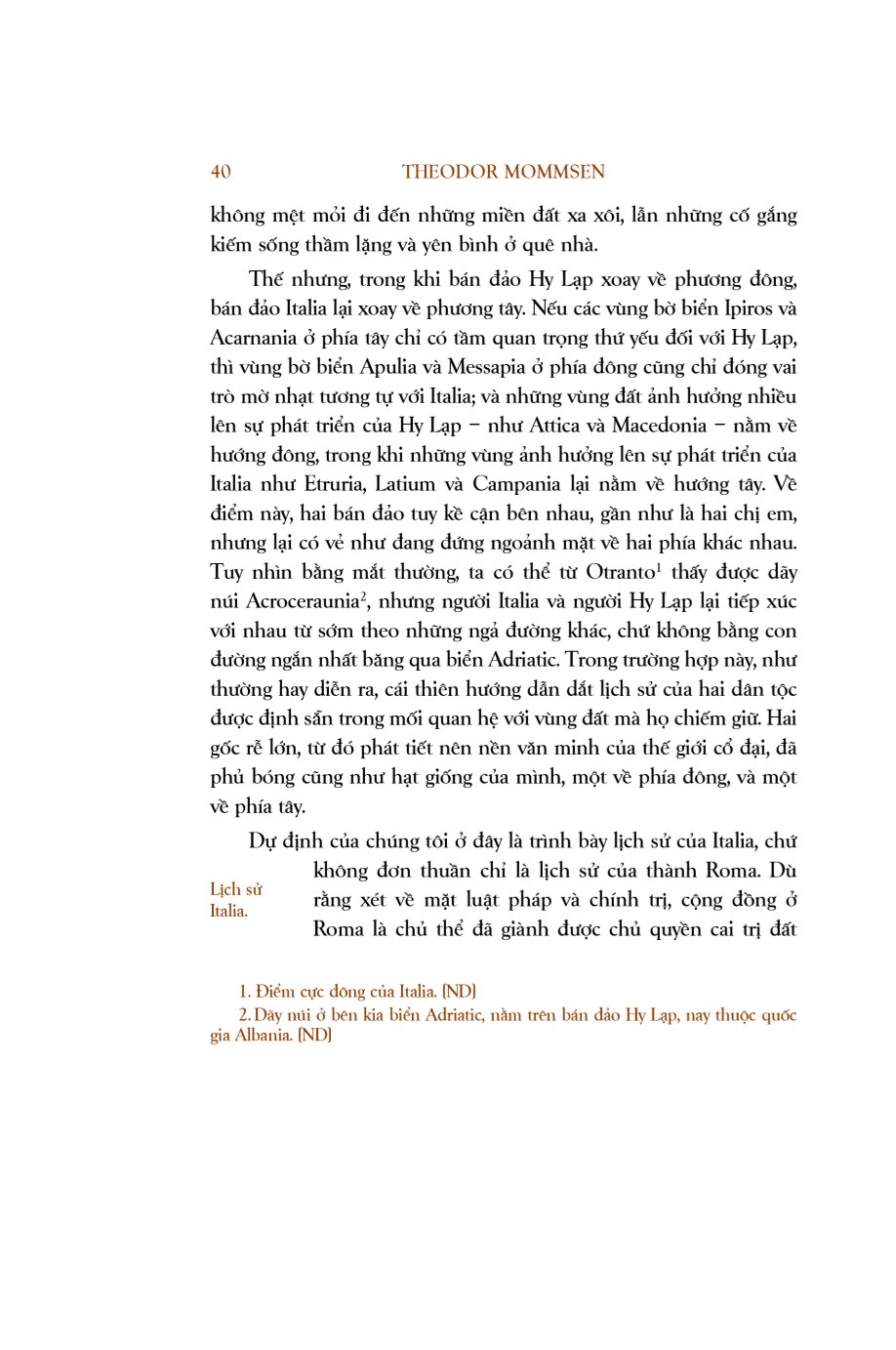 Trăm Năm Nobel - Lịch Sử La Mã - Tập I - Ấn Bản Giới Hạn - Theodor Mommsen