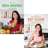  Combo 2 Quyển Green Smoothies - Giảm Cân, Làm Đẹp Da, Tăng Cường Sức Đề Kháng Với 7 Ngày Uống Sinh Tố Xanh + Eat Clean - Ăn Sạch Sống Khỏe - Emma Phạm 