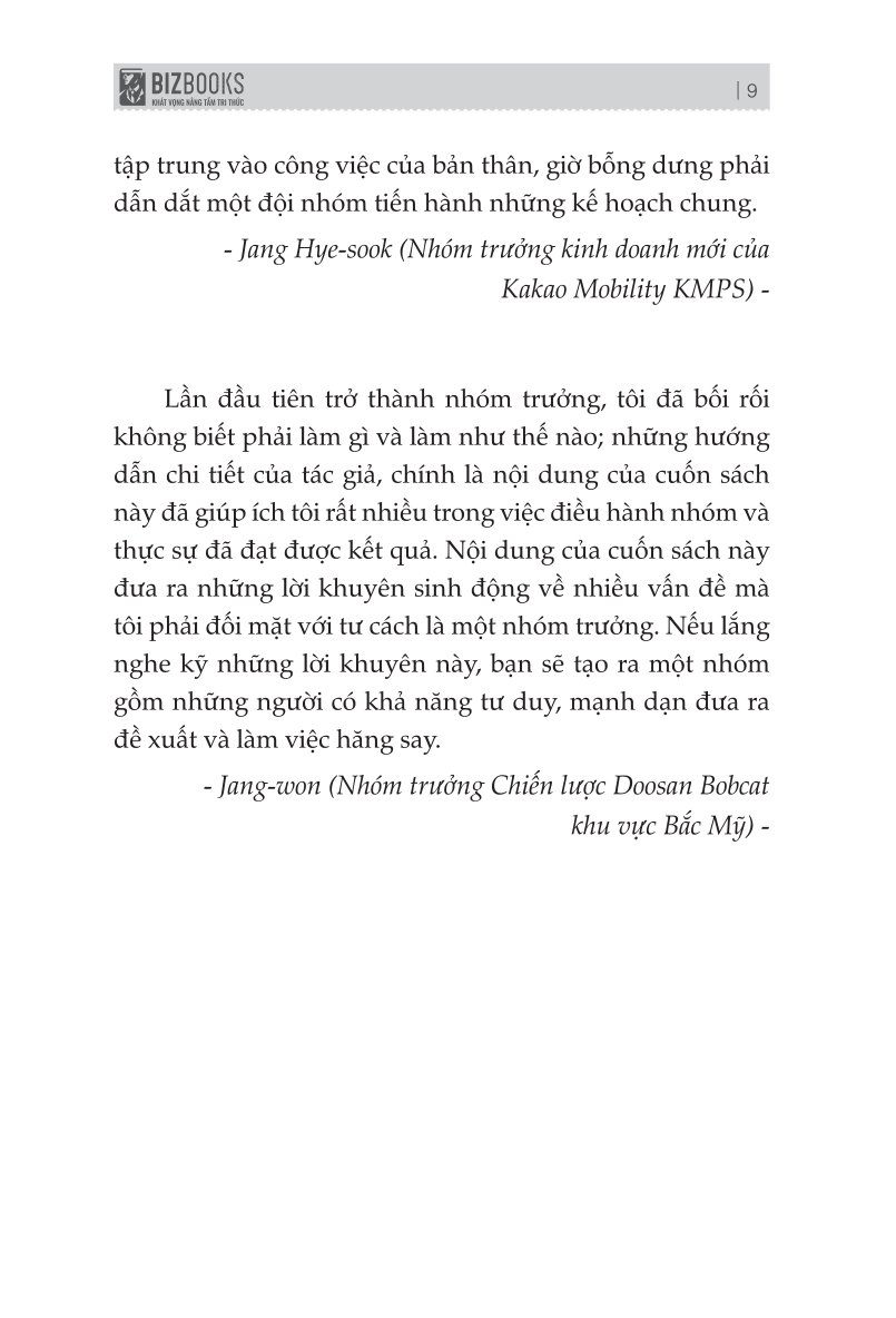 Bản Chất Của Trưởng Nhóm - Khi "Team-Work" Không Còn Là "Tao-Work" - Jang Yoonhyuk