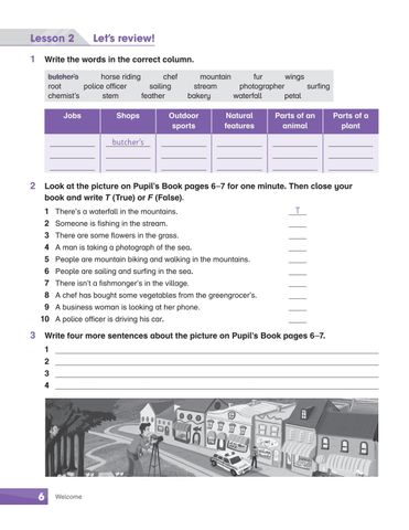  Combo 6 Quyển Sách Bài tập Academy Stars  Workbook ( Từ Tập 1 - Tập 6 ) 