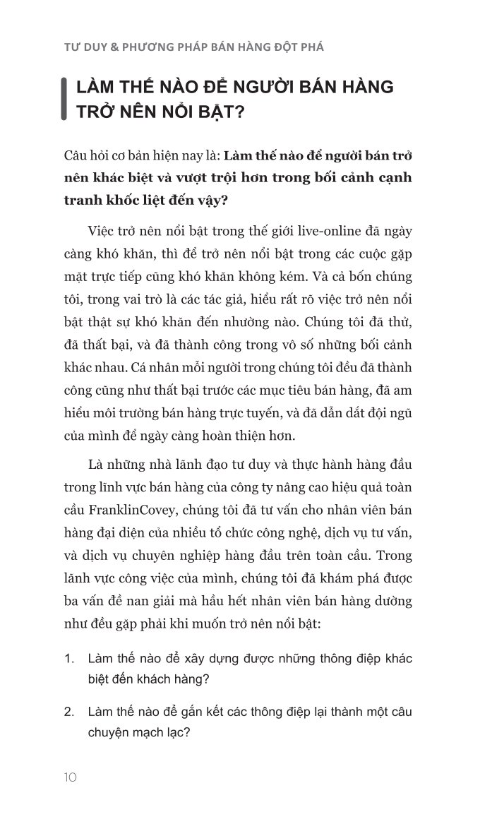 Tư Duy và Phương Pháp Bán Hàng Đột Phá - Strikingly Different Selling - Nhiều Tác Giả