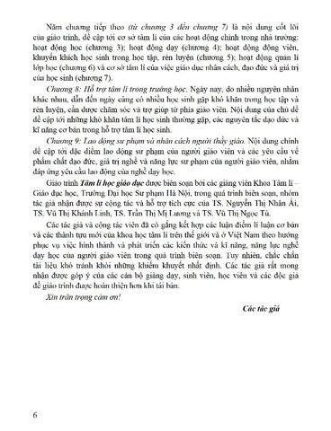  Giáo Trình Tâm Lí Học Giáo Dục  - Nhiều tác giả 