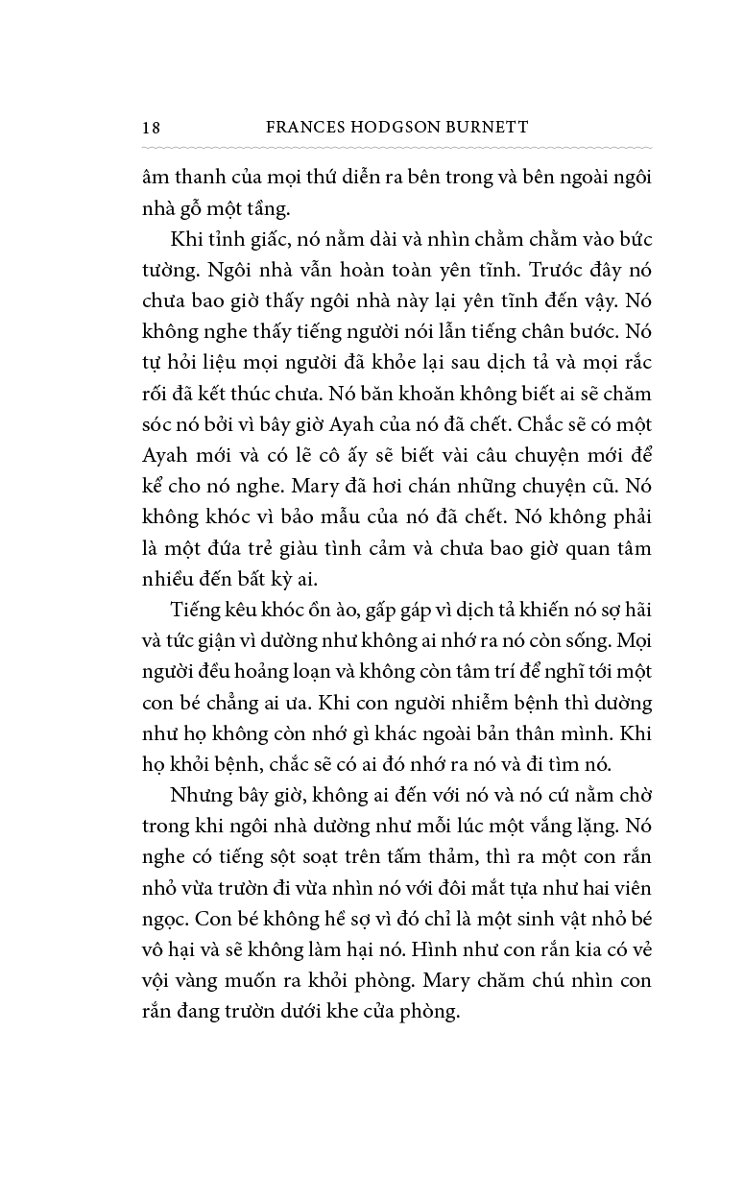 Khu Vườn Bí Mật (Bìa Vải) - Frances Hodgson Burnett