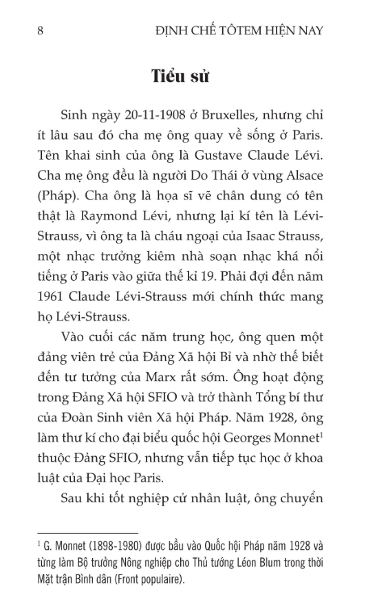 Định Chế Tôtem Hiện Nay - Claude Lévi-Strauss
