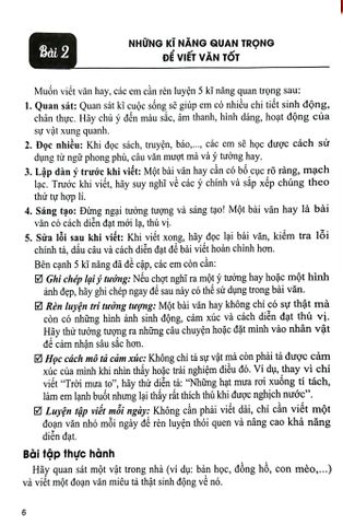  Viết Văn Không Khó - Bí Kíp Chinh Phục Tiếng Việt 5 (Dùng Chung Cho Các Bộ SGK Hiện Hành) - Lê Thị Vui 