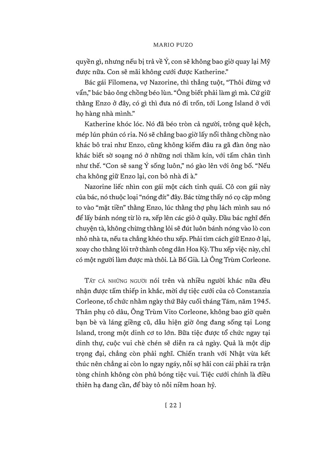 Bố Già - Bìa Cứng - Bìa Trắng - Mario Puzo