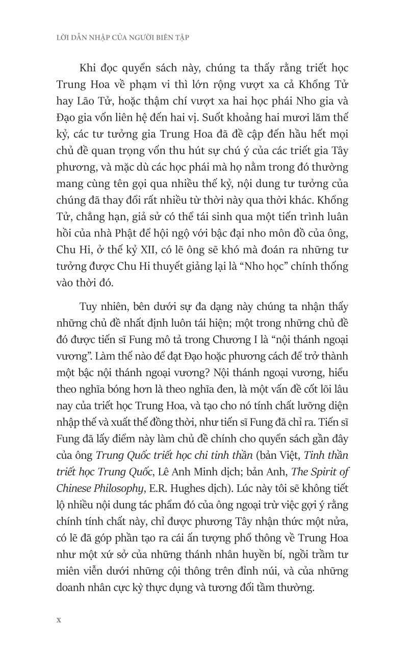 Lược Sử Triết Học Trung Hoa - A Short History Of Chinese Philosophy - Fung Yu-lan ( Phùng Hữu Lan )