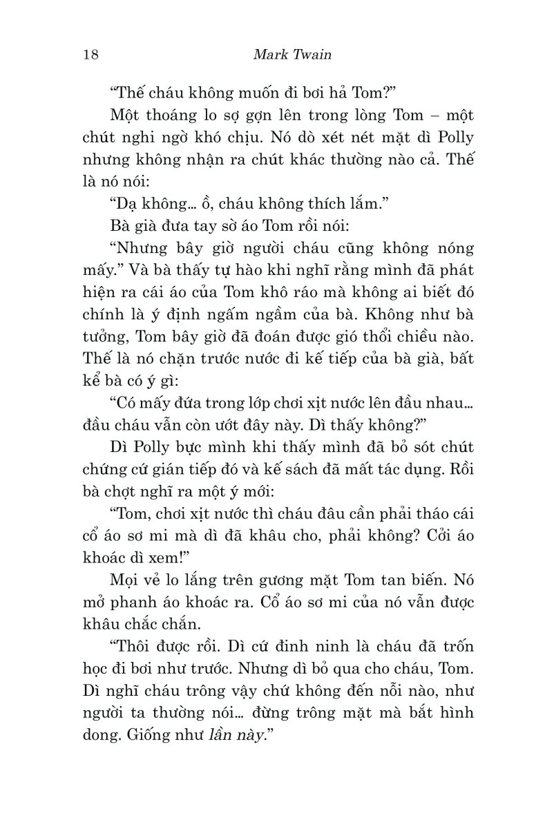 Văn Học Cổ Điển - Những Cuộc Phiêu Lưu Của Tom Sawyer - Mark Twain