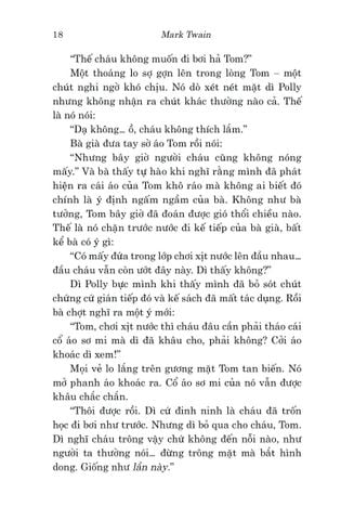  Văn Học Cổ Điển - Những Cuộc Phiêu Lưu Của Tom Sawyer - Mark Twain 
