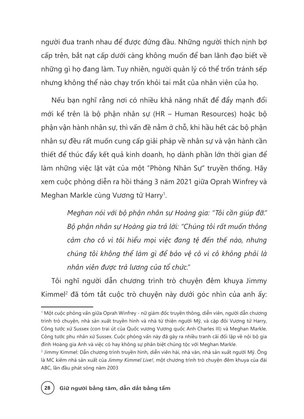 Giữ Người Bằng Tâm - Dẫn Dắt Bằng Tầm - 
Russ Laraway