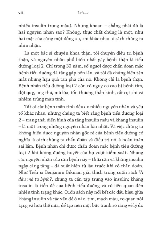 Vì Đâu Mà Ta Bệnh? - 
Benjamin Bikman, PhD