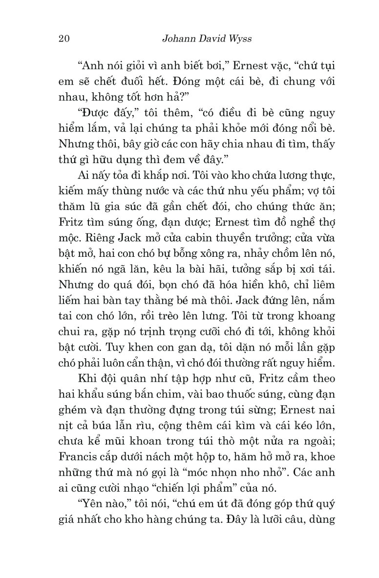 Văn Học Cổ Điển - Gia Đình Robinson Thụy Sỹ - Johann David Wyss
