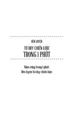 Rèn Luyện Tư Duy Chiến Lược 1 Phút - Katsumi Nishimura
