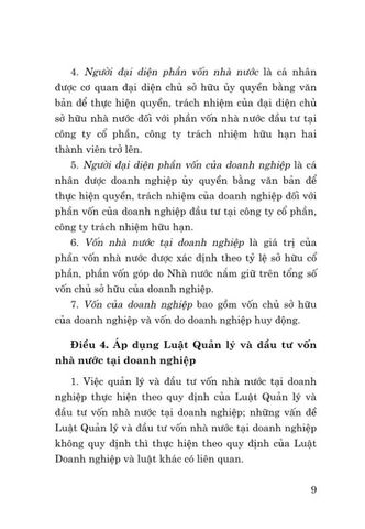  Luật Quản Lý Và Đầu Tư Vốn Nhà Nước Tại Doanh Nghiệp Năm 2025 - Quốc hội - NXB CTQG 